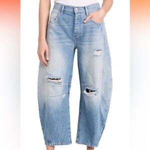 Free People - Good Luck Mid-Rise Barrel jeans